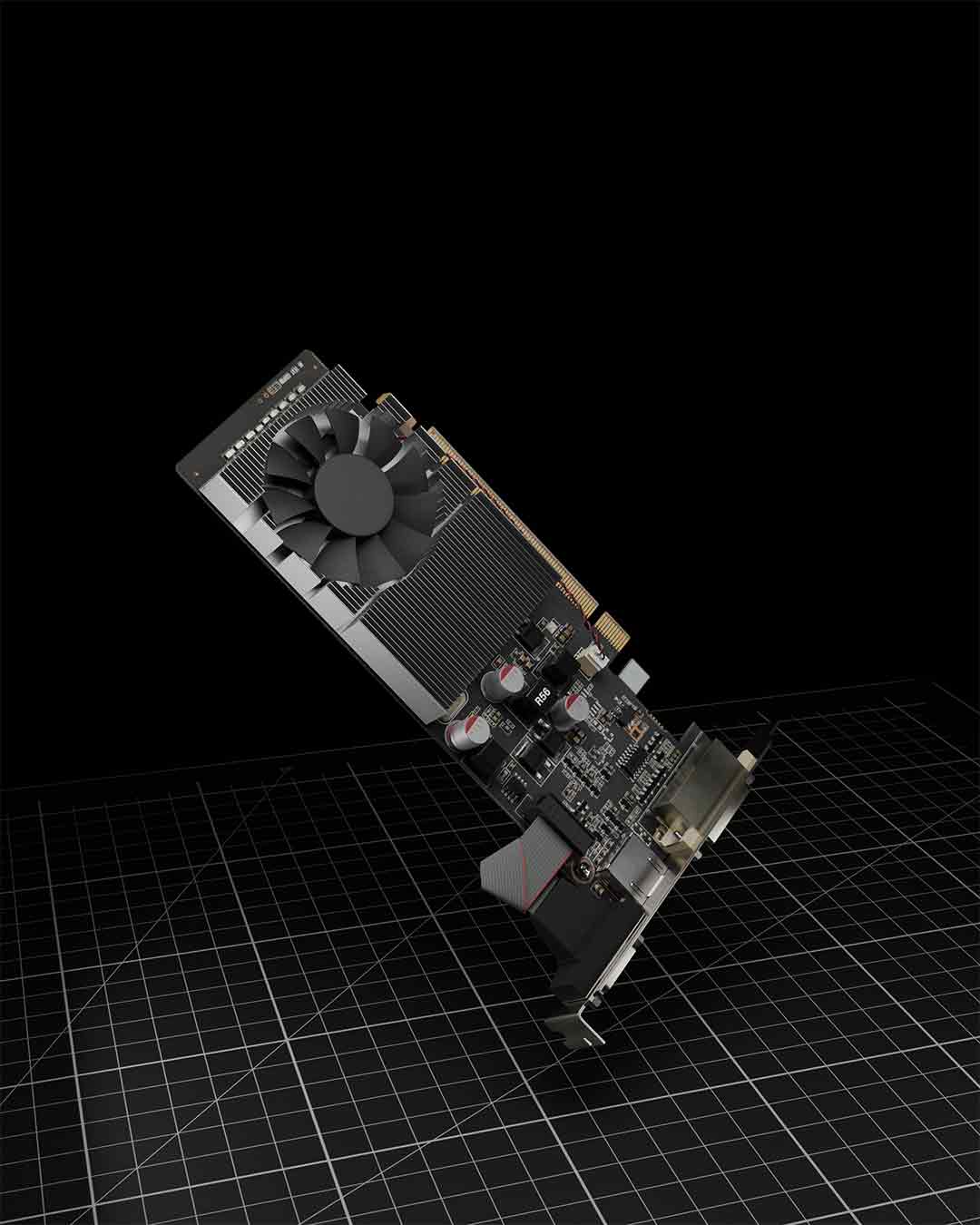 Nvidia GPUT GT620, 3D render